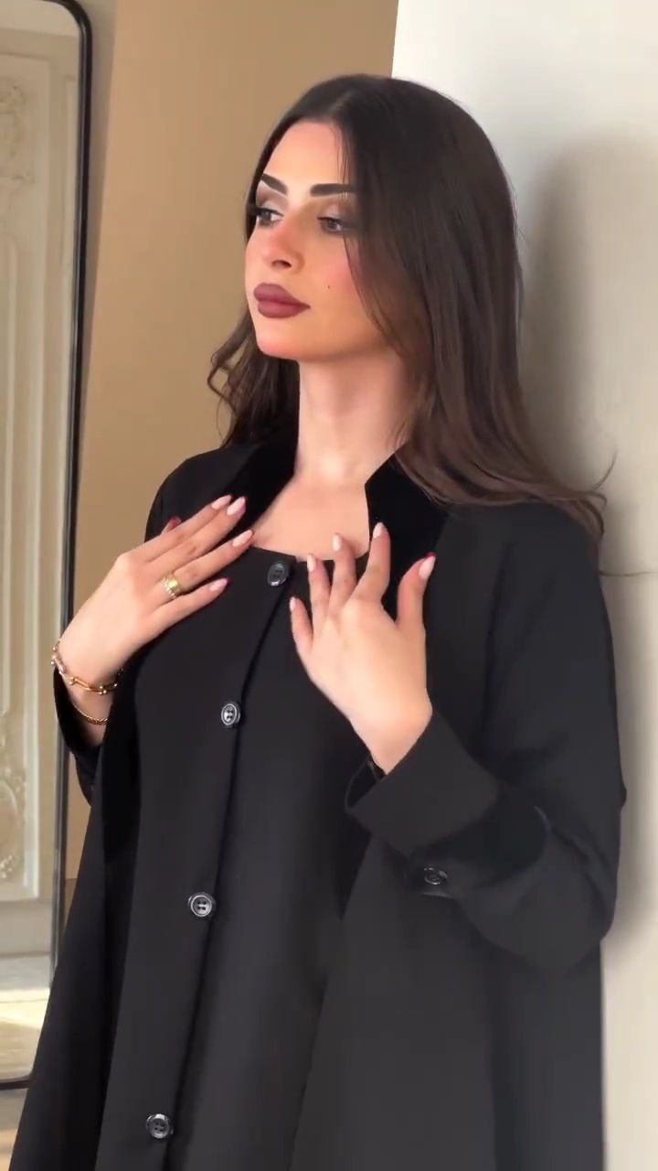 عبايه افنان إنترنت نص كلوش - متجر دار البكري
