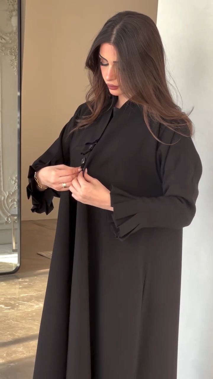 عبايه شجن عبايه انترنت نص كلوش - متجر دار البكري