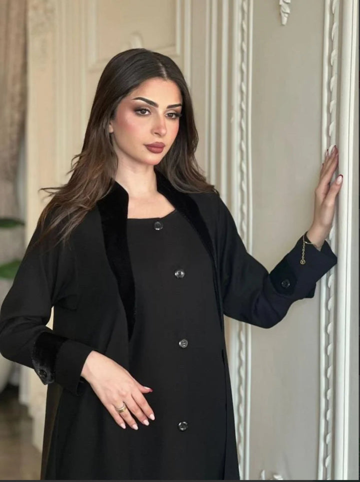 عبايه افنان إنترنت نص كلوش - متجر دار البكري